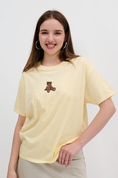 Addax Teddy Bear Printed T-Shirt P10434-W9