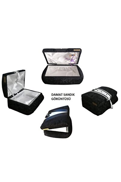Pierre Cardin Damat Bohçası Erkek Bakım Seti Çeyiz Kolisi Nişan Bohçası Çeyiz Sandığı Cüzdan Seti Gelin Çantası