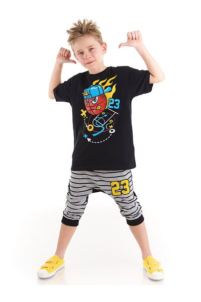 MSHB&G Basketball Boy T-shirt Capri Shorts Set