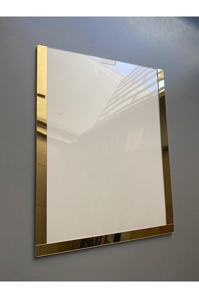 Yönline 3-Piece A4 Gold Certificate Frame Self-Adhesive Easy to Replace Foil 24X31 cm