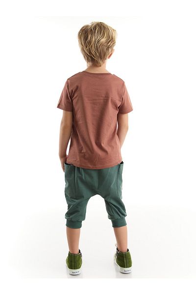 Denokids Cool Gang Boy's T-shirt Capri Shorts Set