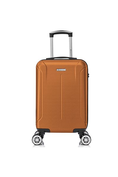 Quasar & Co. Cabin Trolley,®, Smart model, Telescopic handle, code, 55x37x20cm, abs, Camel