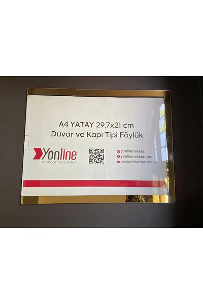 Yönline A4 Horizontal Easy Change Door And Wall Type Felt Board