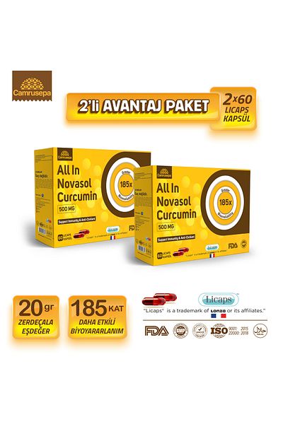 Camrusepa All in Novasol Curcumin |   Advantageous Pack of 2