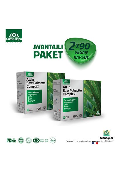 Camrusepa All in Saw Palmetto |   Advantageous Pack of 2