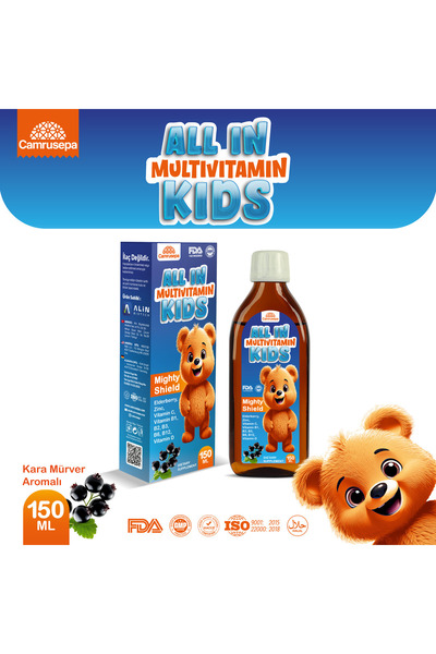 Camrusepa ALL IN MULTİVİTAMİN KIDS 150 ml Şurup