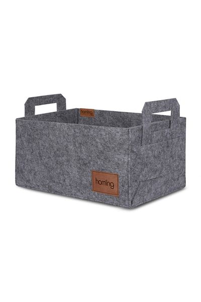HOMİNG Multipurpose Felt Organizer Basket 30 cm X 20 cm X 15 cm Hmy-6259