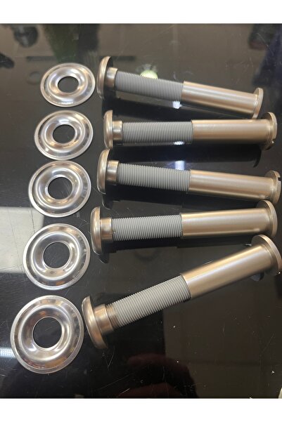 bues مجموعة من 5 منظار للباب الفولاذي - قابل للفتح والإغلاق بما في ذلك 50 مم ...