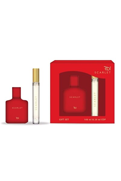 Rebul Scarlet Parfüm Seti 100 ml 20 ml Hediyeli