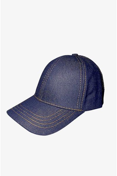roseberry Blue Denim Adjustable Velcro Baseball Cap - R1054