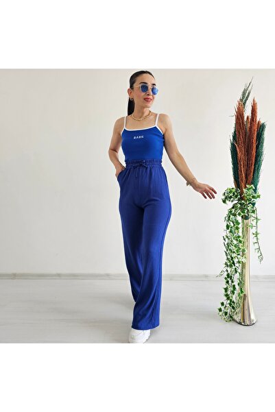 Altı Üstü Butik Широки карирани панталони