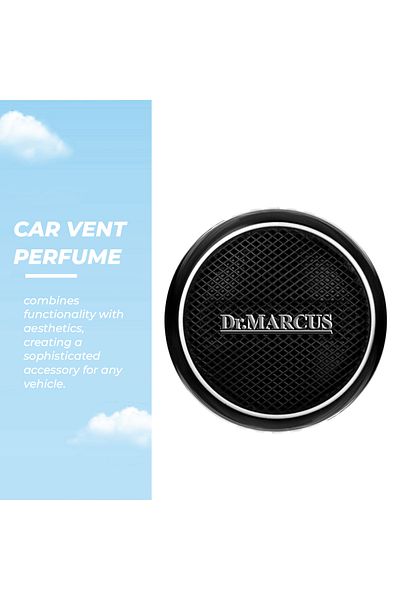 Generic Dr. Marcus Fresh Cotton Car Air Freshener Vent Clip, Speaker Shape Design, Up To 45 Days Fragrance
