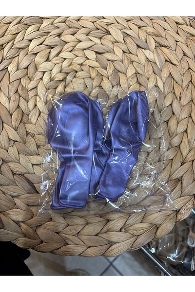Deniz Party Store Chrome Balloon 12" Inch Purple Color 5 Pieces