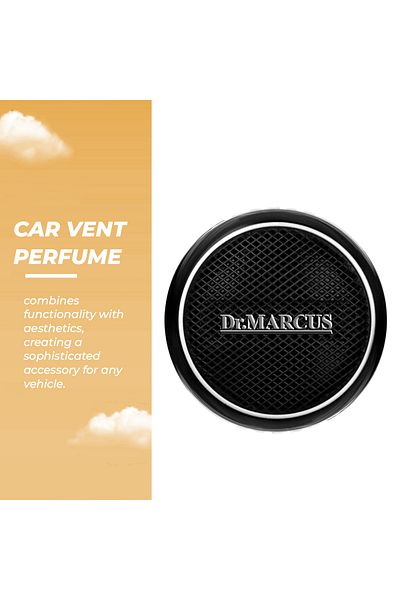 Generic Dr. Marcus Grapefruit Car Air Freshener Vent Clip, Speaker Shape Design, Up To 45 Days Fragrance