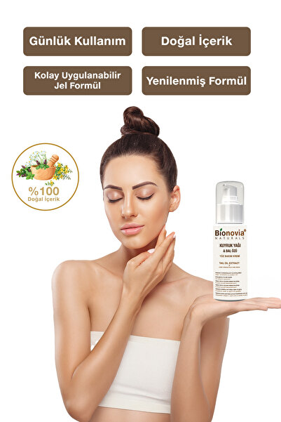 Bionovia Kuyruk Yağı ve Bal Özlü Doğal Nemlendirici Kırışıklık Karşıtı Yüz Ba...
