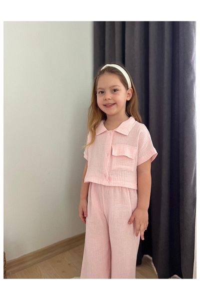 My Kids Wear Момичешки комплект от муселин