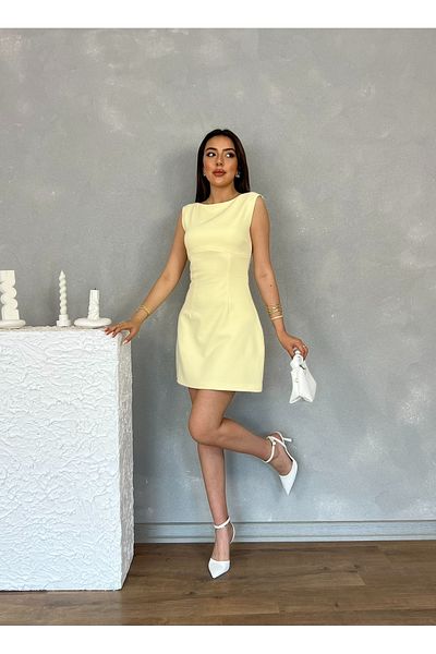 Nesil Waist Seated Mini Daily Special Day Graduation after Women's Dress