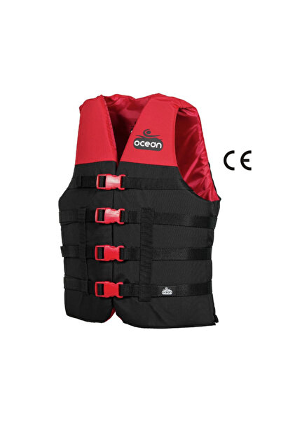 OCEANMARİNE Ocean Can Yeleği 50 Newton Yüzdürme Yardımcısı - Ce Belgeli Kırmızı