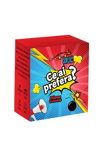 Legendary Gifts Ce ai prefera? / Decizii imposibile, carti de joc pentru petreceri