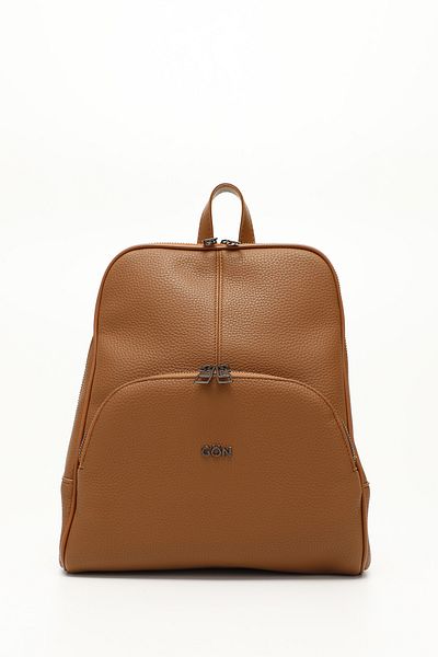 GÖNDERİ(R) Tan Gön Large Size Women's Backpack B6820