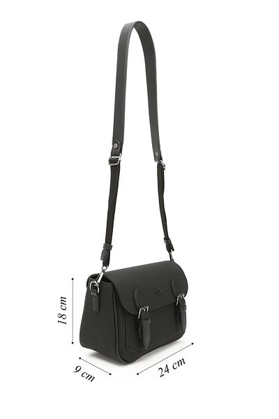 GÖNDERİ(R) Women/Girls Charcoal Long Strap Shoulder Bag