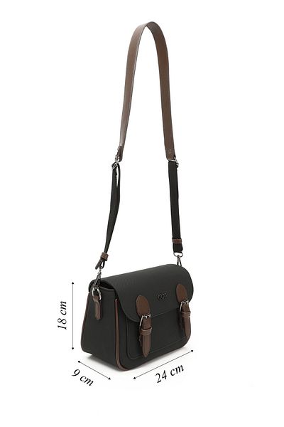 GÖNDERİ(R) Women/Girls Black Long Strap Shoulder Bag