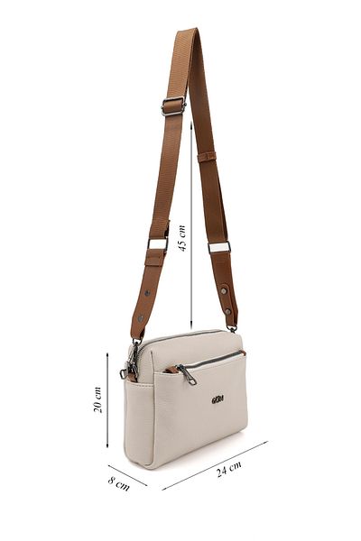 GÖNDERİ(R) Women/Girls Beige Long Strap Shoulder Bag