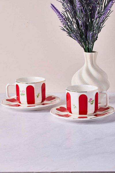 Perotti Novice 2-Person 4-Piece Porcelain Coffee Set
