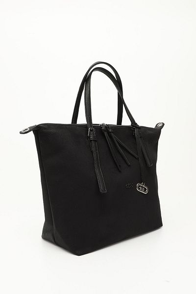 GÖNDERİ(R) Women / Girls Black Suede Long Strap Hand and Shoulder Bag
