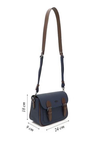 GÖNDERİ(R) Women/Girls Navy Blue Long Strap Shoulder Bag