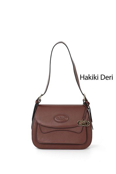 GÖNDERİ(R) Women/Girls Burgundy Antique Genuine Leather Hand and Shoulder Bag