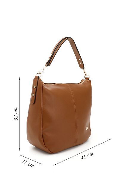 GÖNDERİ(R) Women/Girls Tan Hand and Shoulder Bag