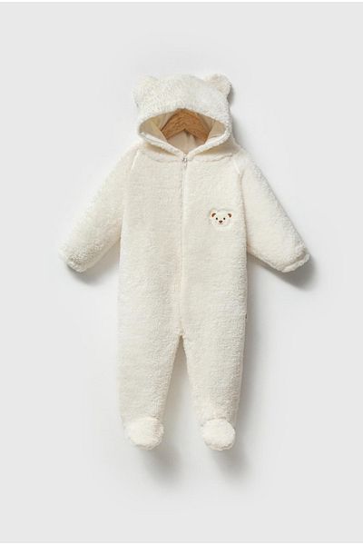 BT Baby Wellsoft Plush Unisex Zippered Winter Baby Sleeping Bag with Booties