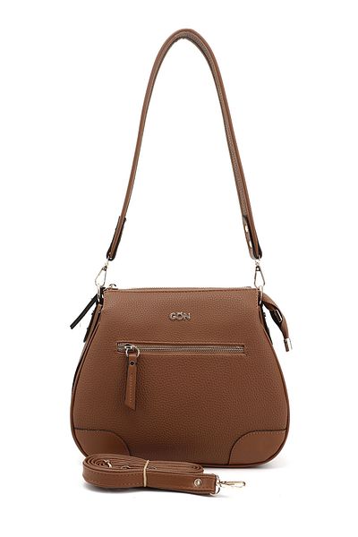 GÖNDERİ(R) Women/Girls Tan Long Strap Shoulder Bag