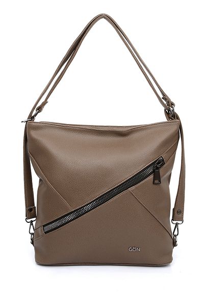 GÖNDERİ(R) Women/Girls Mink Long Strap Shoulder and Backpack