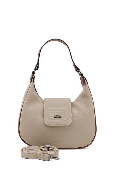 GÖNDERİ(R) Women / Girls Beige Tan Long Strap Shoulder Bag