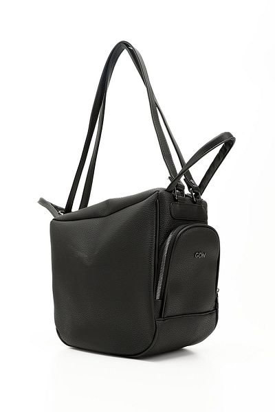 GÖNDERİ(R) Women/Girls Black Hand Shoulder and Backpack