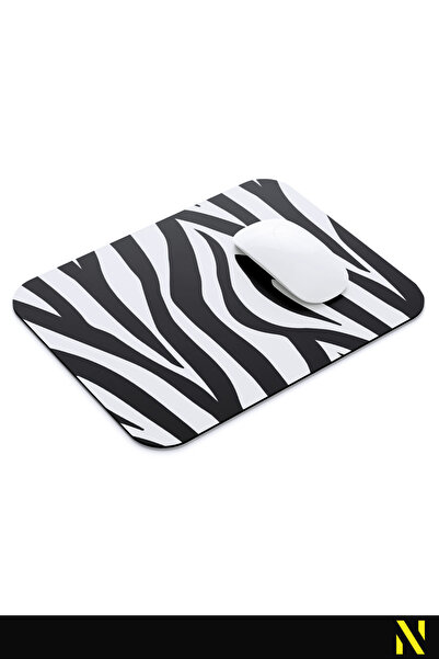 nilizma Zebra Patterned Ergonomic Mouse Pad Non-Slip Base Home and Office Use Mouse Pad Mousepad