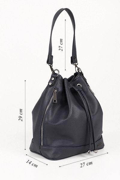GÖNDERİ(R) Women/Girls Navy Blue Floter Drawstring Shoulder and Backpack