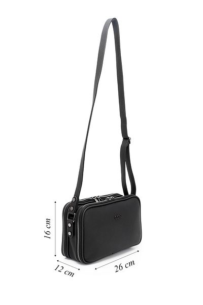 GÖNDERİ(R) Women/Girls Charcoal Long Strap Shoulder Bag