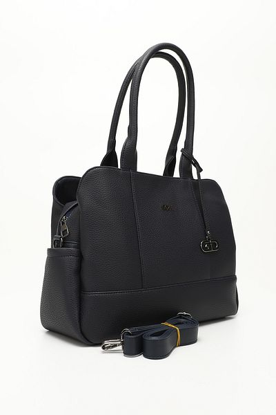 GÖNDERİ(R) DARK BLUE Large Size Women's Shoulder Bag B6859