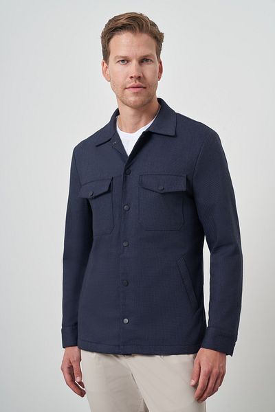 Morven Ανδρικό παλτό εργασίας Navy Blue