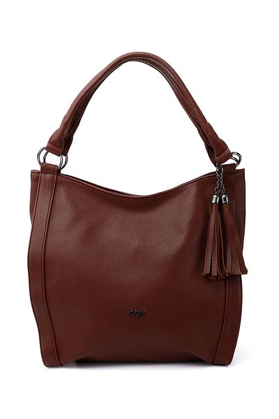 GÖNDERİ(R) Women / Girls Burgundy Long Strap Tassel Hand and Shoulder Bag