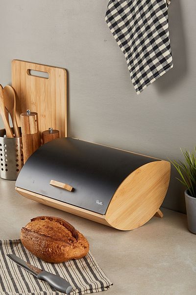 Perotti Dino Bamboo Bread Cabinet