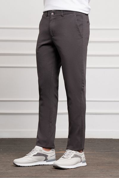 Morven Ανδρικό καπνιστό Dynamic Fit Παντελόνι Chino με άνετη εφαρμογή