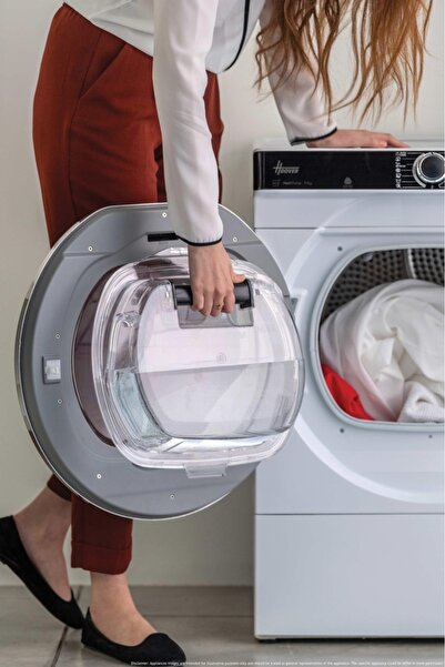 Hoover NDPEH9A3TCBEXMSS 9 kg Wi-Fi  Bağlantılı Isı Pompalı Kurutma Makinesi