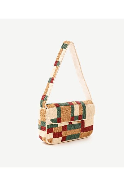 Yargıcı Beaded Patterned Handbag