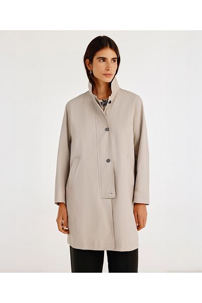 Yargıcı Button Detailed Top Coat