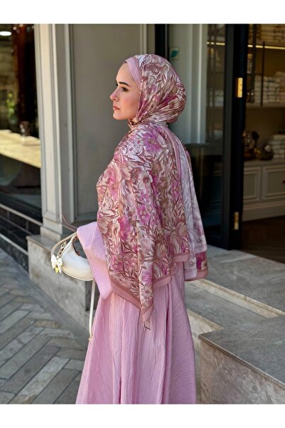 Şalland Water Painted Piremium Ramie Shawl