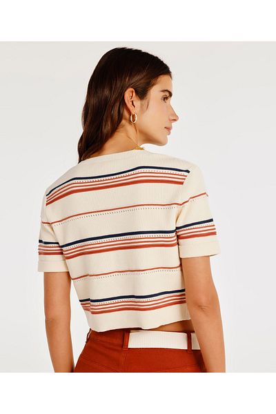 Yargıcı Crew Neck Short Sleeve Cardigan